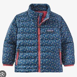 Patagonia 12-18 month floral down sweater coat